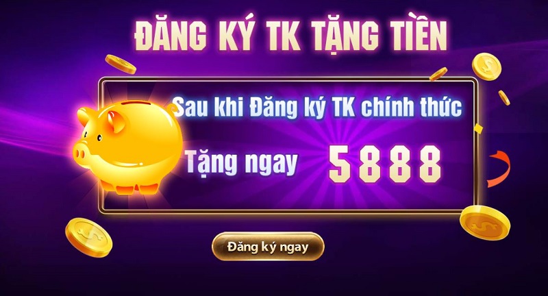 Chọn mục “đăng ký” tại trang chủ cổng game TDTC