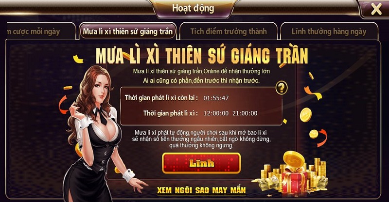 Mưa lì xì giáng trần là khuyến mãi TDTC cực hot