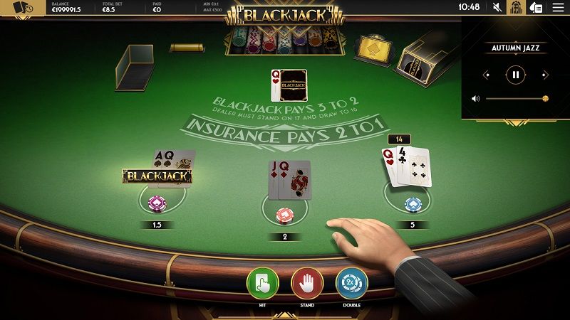 Các hành động người chơi cần thực hiện trong Blackjack